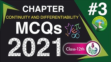 BEST MCQ MATHEMATICS | OBJECTIVE QUESTIONS | CONTINUITY AND DIFFERENTIABILITY | CLASS 12 | HBSE 2021