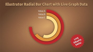 Make a Radial Bar Graph in Adobe Illustrator keeping data live