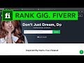 Gig Ranking at Page No. 1 on Fiverr (2018) [Urdu] [Hindi]