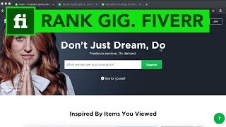 Gig Ranking at Page No. 1 on Fiverr (2021)