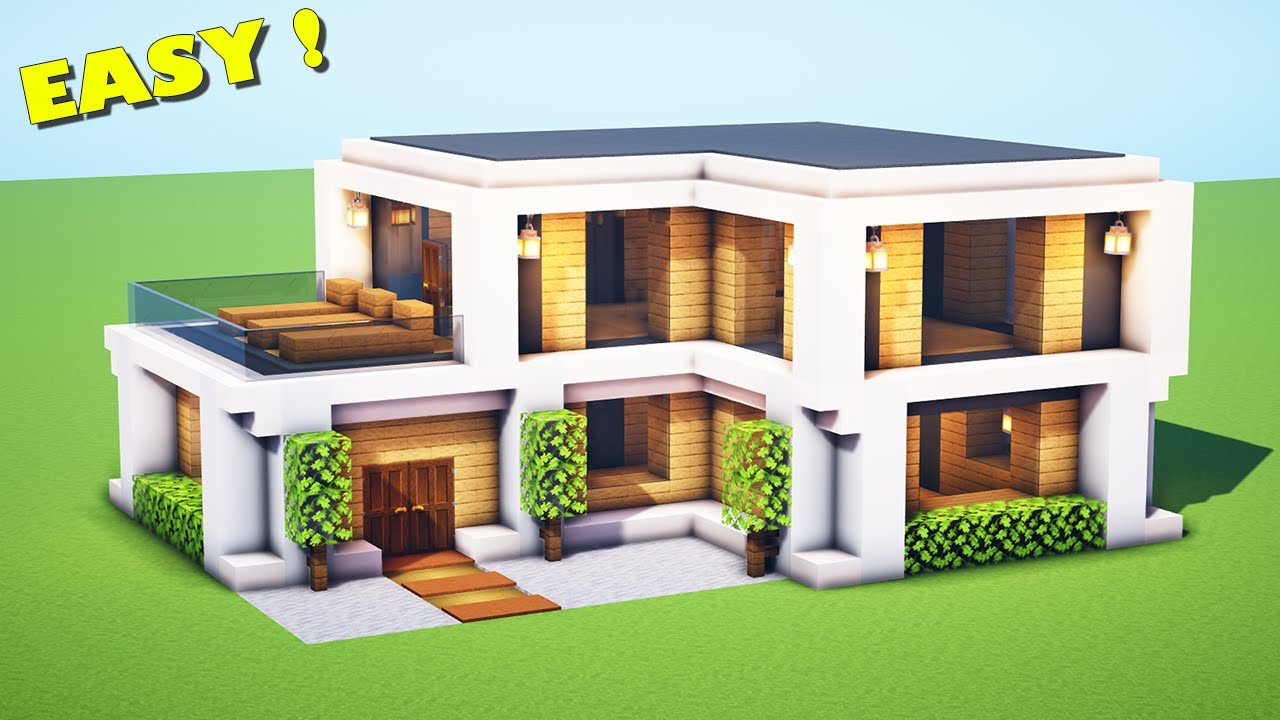 Minecraft - Cara Membuat Rumah Modern di Minecraft