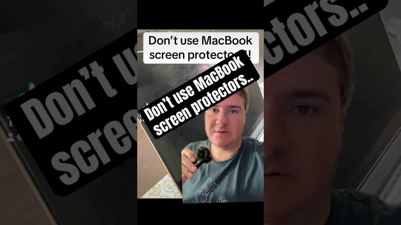 Не используйте защитные пленки для экрана MacBook… 