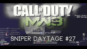 FaZe Kross - MW3 Sniper Montage - Day 27