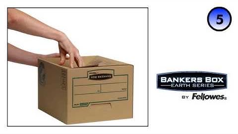 Bankers Box® Earth Series Budget Box Assembly Demo
