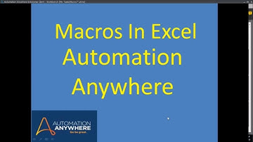 How to Run Excel Macros in Automation Anywhere 11.2||Excel commands part 4||