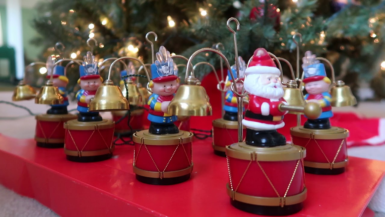1992 Mr. Christmas vintage Santa marching band. - YouTube