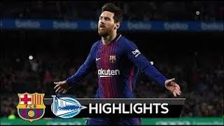 Barcelona vs Alaves 2 1   All Goals \& Extended Highlights   La Liga 28 01 2018