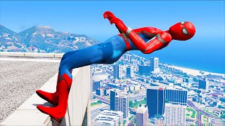 GTA 5:  Falling off Highest Buildings - GTA 5 Funny Moments & Fails, Gameplay screenshot 4