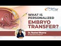 क्या होता है Personalized Embryo Transfer? जानिए IVF की नई तकनीक | Dr. Rashmi Sharma