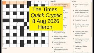 The Times Quick Cryptic 3375