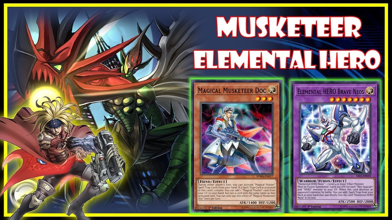 Yugioh Duel Links | Elemental Hero Deck 2023 - Combo With Magical Musketeer | 遊戯王デュエルリンクス