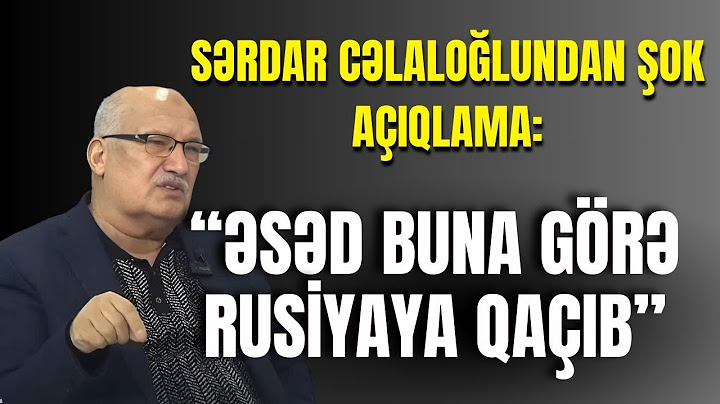 Sərdar Cəlaloğlundan ŞOK AÇIQLAMA: "Əsəd buna görə Rusiyaya QAÇIB"