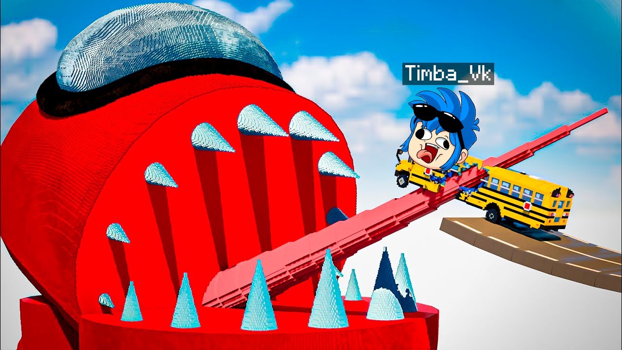 IMPOSTOR de AMONG US Vs SUPER AUTOS 😈💥🚗 TEARDOWN