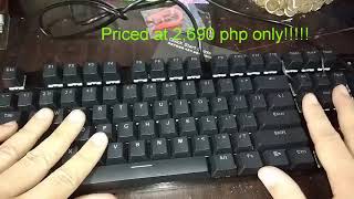 Unboxing the VPro V500 RGB Alloy gaming keyboard from Rapoo