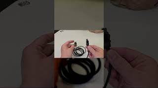 Watch this! 4 in 1 USB C Cable with Wattage Display, 240W Round Nylon Braided Multi Charging Cable w