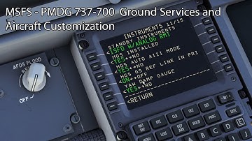 MSFS - PMDG 737-700 Ground Services and Customization
