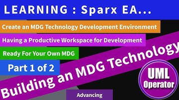 Building an MDG Technology in Sparx EA Part 1 of 2