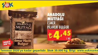 Ana yemeklerin yanına yakışan Anadolu Mutfağı Esmer Pilavlık Bulgur #ŞOKUcuz.