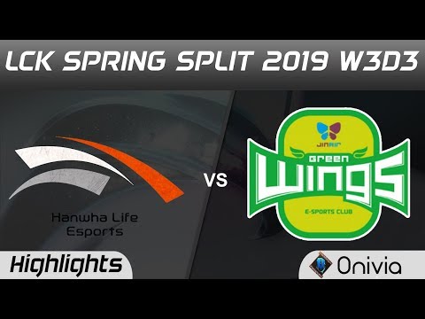 HLE vs JAG Highlights Game 2 LCK Spring 2019 W3D3 Hanwha Life Esports vs Jin Air GreenWings by Onivi