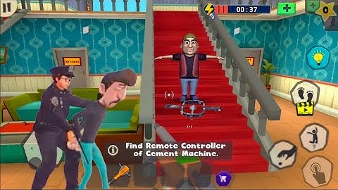 Scary robber home clash troll Lester with explosives, super funny (iOS, android)