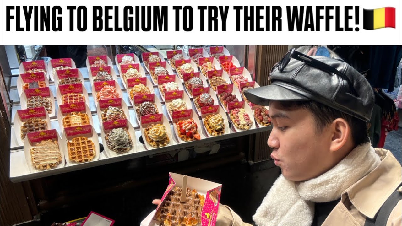 PUMUNTA NG BELGIUM PARA SA AUTHENTIC BELGIAN WAFFLE