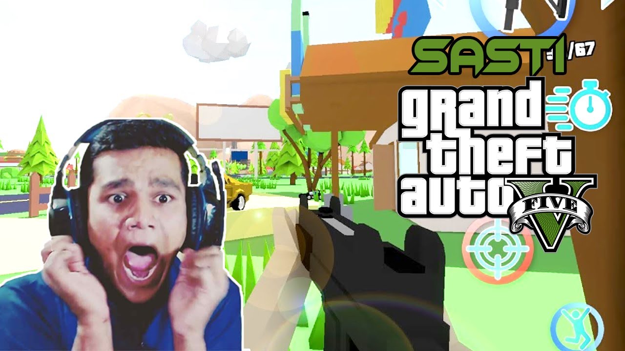 Sasti GTA 5 | Dude Theft Wars | Funny Android Game | GAMEPLAY#1 | Finestly | Mythpat | BeastBoyShub