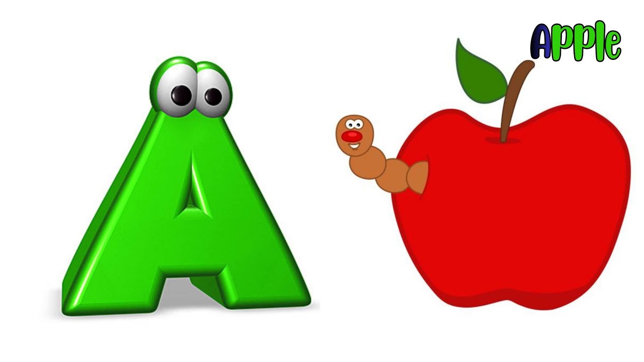 Learn The ABC Phonic Song with APPLE as Your First Lesson-ABC Songs, ABCD, Nursery Rhymes, Baby Song