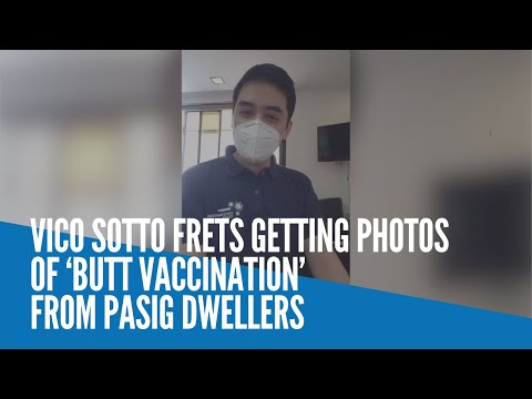 Vico Sotto frets getting photos of ‘butt vaccination’ from Pasig dwellers