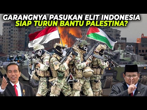 ISRAEL KAGET LIHAT PASUKAN ELIT INDONESIA! Siap Tuntaskan Kemenangan Palestina?