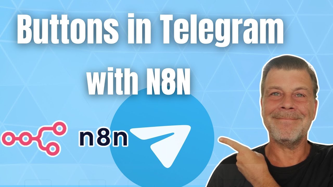 Telegram message with n8n-powered interactive buttons example