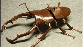 Жук-олень из kiriorigami бумаги ремесла (Russian version) Жук-олень из kiriorigami бумаги ремесла (Russian version)