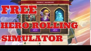 Castle Clash Free Hero Rolling Simulator! screenshot 2