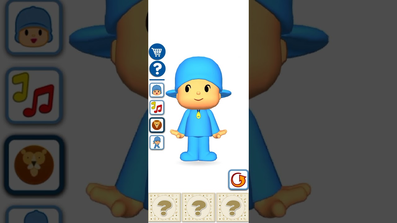 jugando pocoyo me salió 3 veces el monstruo ese la caja