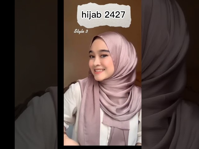 tutorial pashmina silk 2022 part 2 #hijab #hijabstyle #hijab2022 #tutorialhijab #shorts #kerudung class=