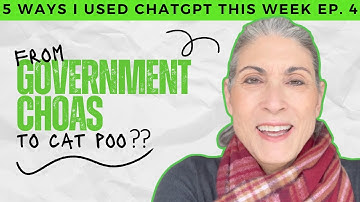 Welke GEKKE dingen heb ik deze week ontdekt dankzij ChatGPT (afl. 4)