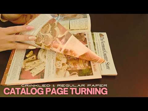 To Crinkle or Not to Crinkle - Catalog Page Turning w/ Thin Pages - No Talking