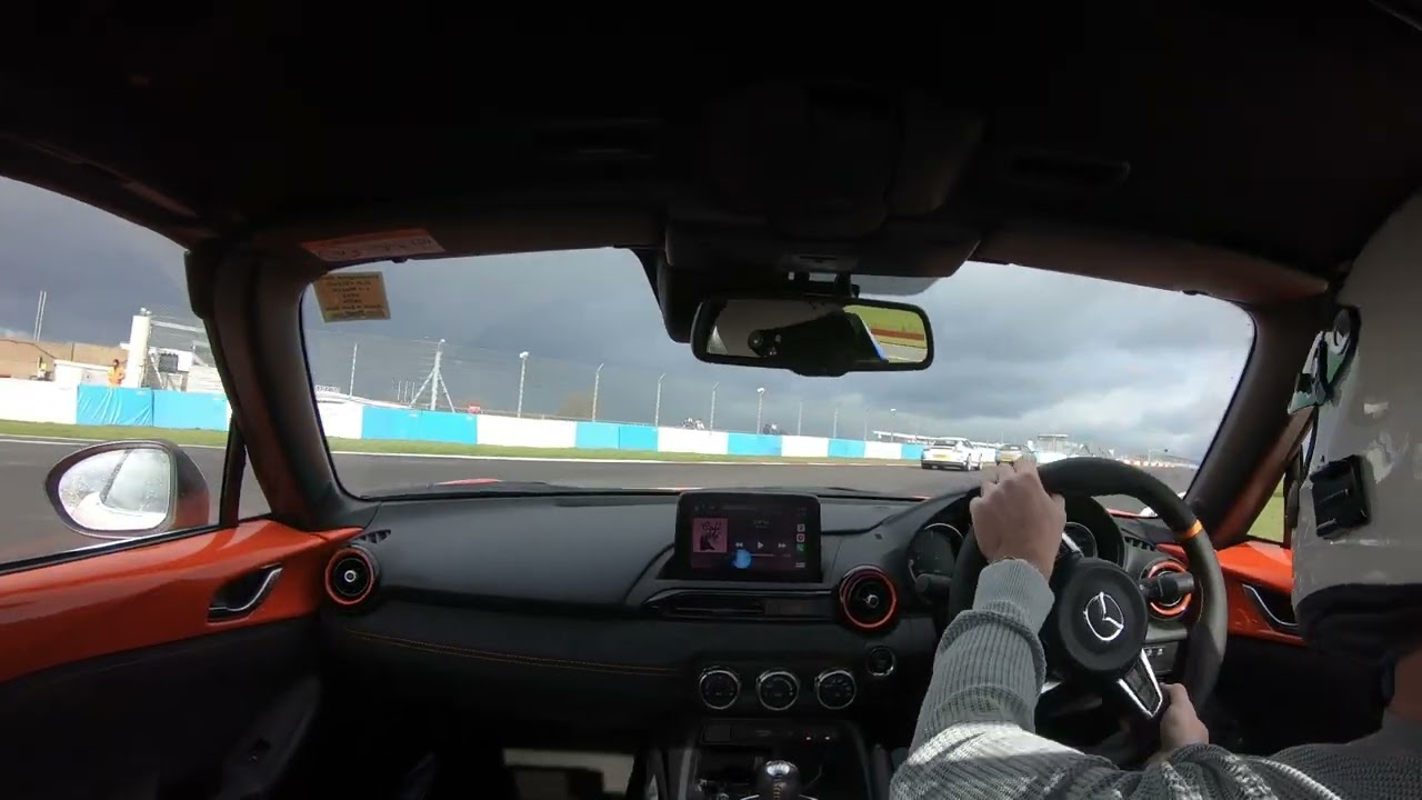MX5 Miata ND BBR220 Punching Above it's weight on trackday. GT3RS Donington Opentrack Track Day