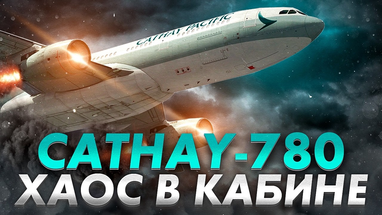 УЖАСНЫЙ полет. Двигатель ЗАСТРЯЛ на полной мощности! Авария Airbus A330 в Гонконге. Cathay 780