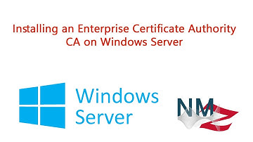 Installing an Enterprise Certificate Authority CA on Windows Server