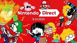 Nintendo Direct 9/14/23 REACTION (THOUSAND YEAR DOOR REMAKE, LETS GOOO!!!!) - Trio Reacts