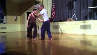 improvised duet: hanging on