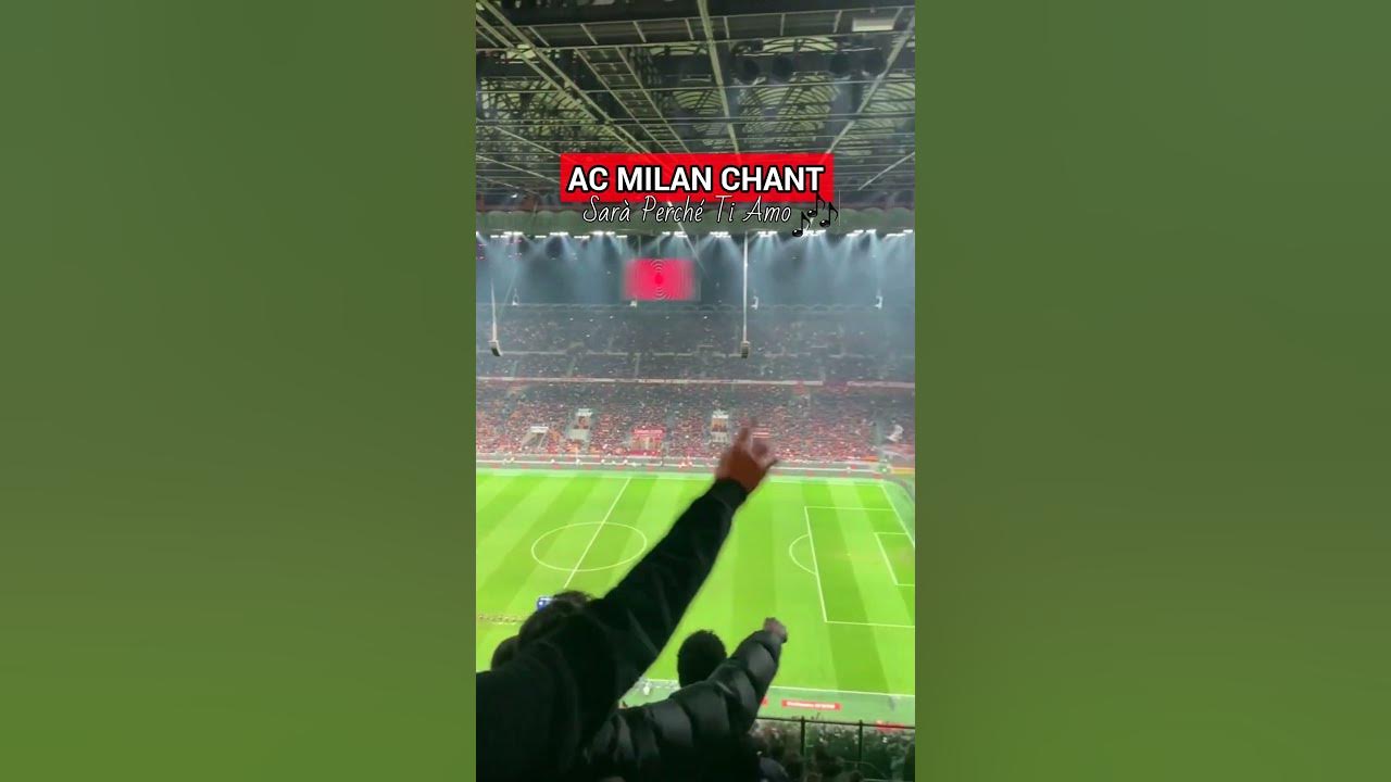 Sarà Perché Ti Amo | AC Milan Song | Icon Edition #shorts
