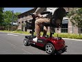 SectorCare Compact Pro Mobility Scooter - Red