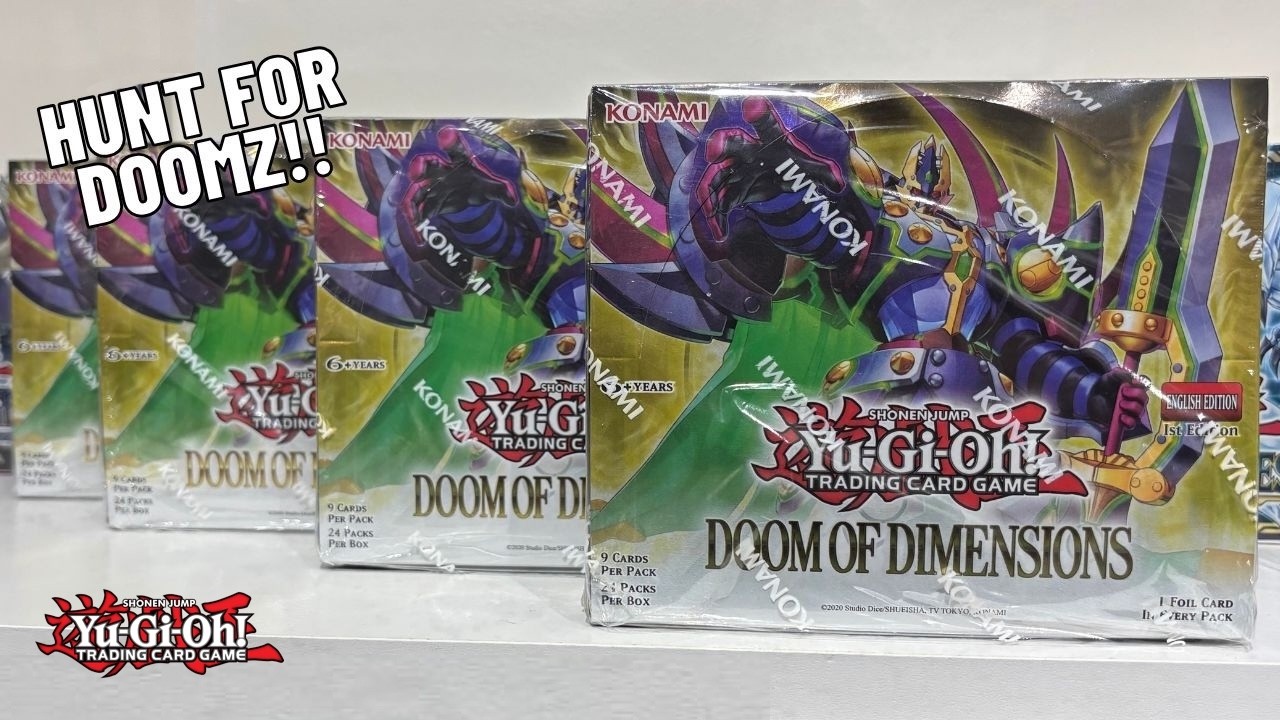 Opening Four Doom of Dimensions Yugioh Booster Boxes - Awesome
