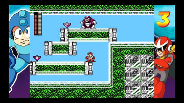 Mega Man 3-Walkthrough Top Man Stage-[No damage]