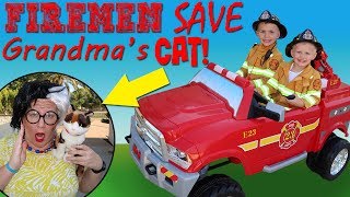 Kid Firemen Save the Day!!