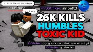 Humbling a Toxic Crybaby That Complains About EVERYTHING 🤣🥀 | The Strongest Battlegrounds