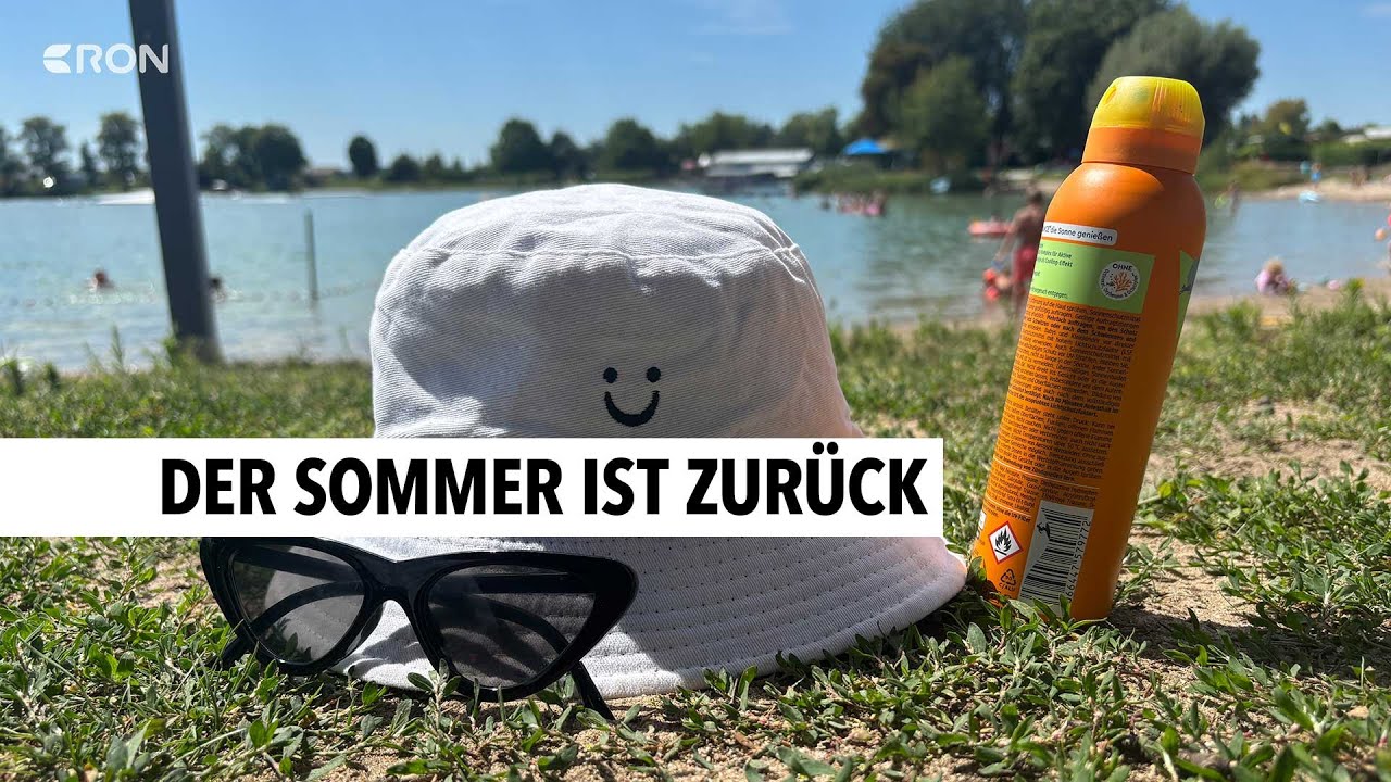 Baden, Wasserski, sonnen – Der See in St. Leon-Rot ist wieder gut besucht   | RON TV