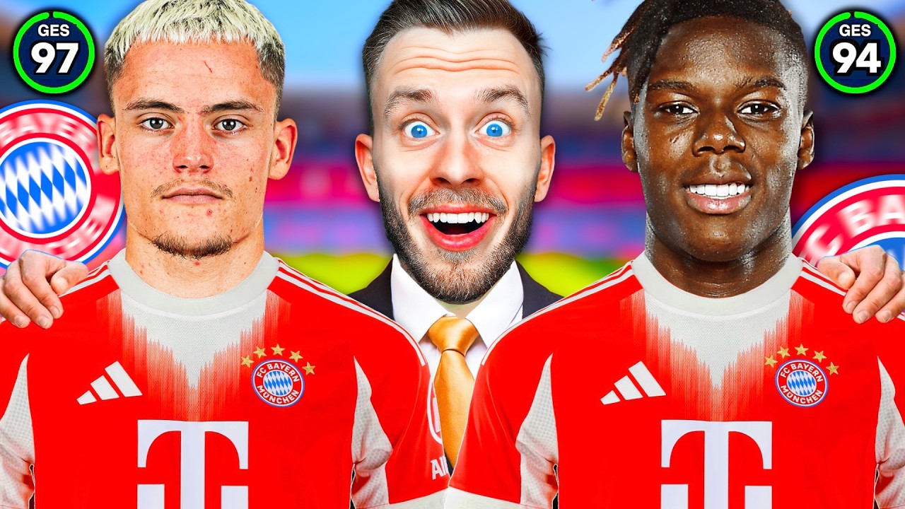 Ich übernehme den FC Bayern - ABER mit ALLEN WUNSCHTRANSFERS! 👀🚀 (Wirtz, Williams, Woltemade...)