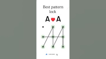 best pattern lock... A ♥️ A subscribe my YouTube channel and like my short video Best patterns lock.